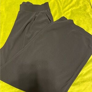 WNS Large Petite Harla Lounge Pants Black Wide Leg